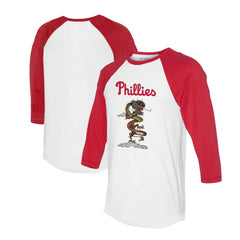 Philadelphia Phillies Tiny Turnip Unisex 2024 Year of the Dragon 3/4-Sleeve Raglan T-Shirt Online
