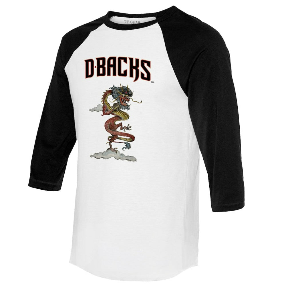 Arizona Diamondbacks Tiny Turnip Unisex 2024 Year of the Dragon 3/4-Sleeve Raglan T-Shirt discount