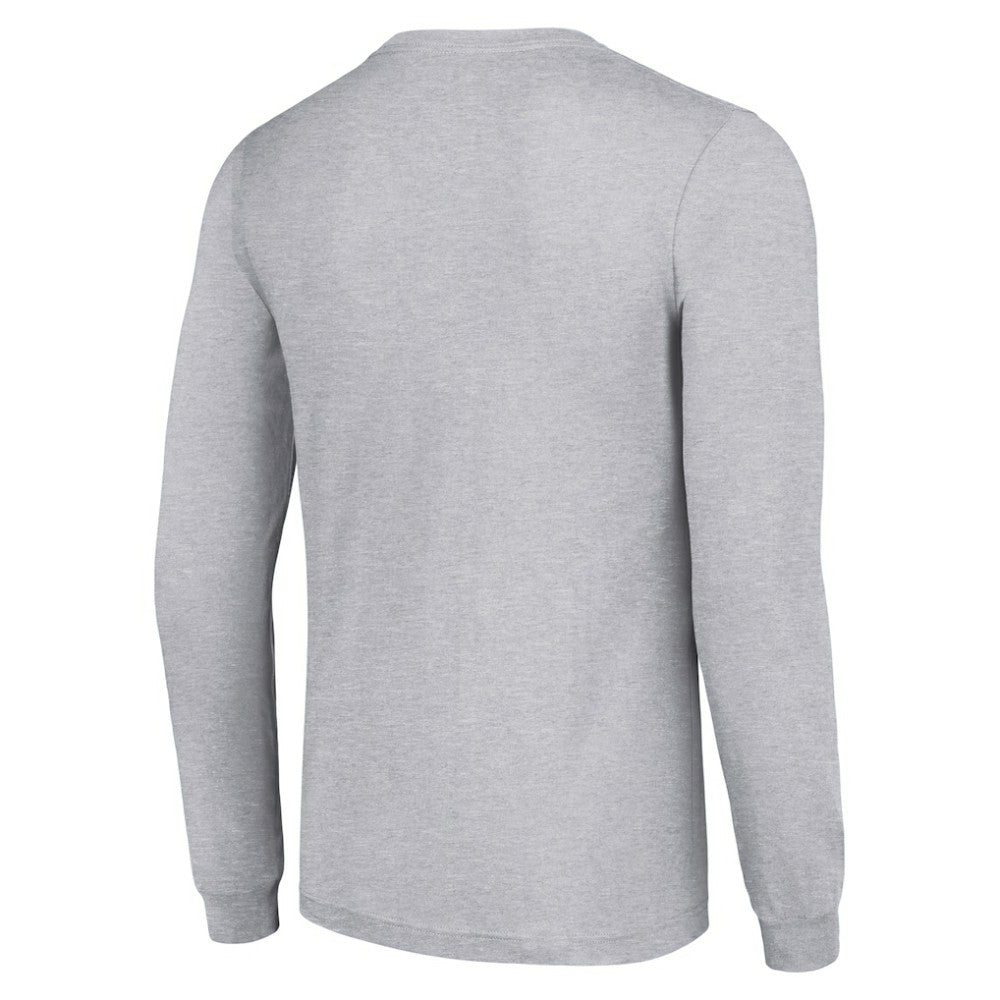 Pittsburgh Penguins Starter Color Scratch Long-Sleeve T-Shirt Heather Gray
