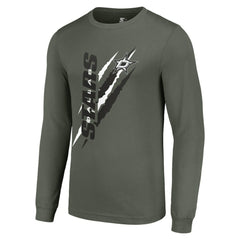 Dallas Stars - Starter Color Scratch Long-Sleeve T-Shirt Green