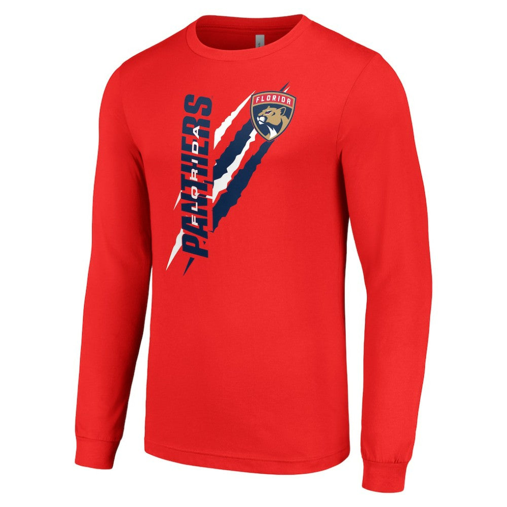 Florida Panthers - Starter Color Scratch Long-Sleeve T-Shirt Red