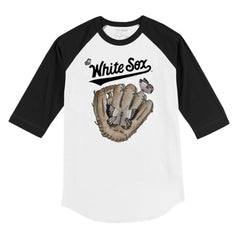 Chicago White Sox Tiny Turnip Youth Butterfly Glove 3/4-Sleeve Raglan T-Shirt On Sale