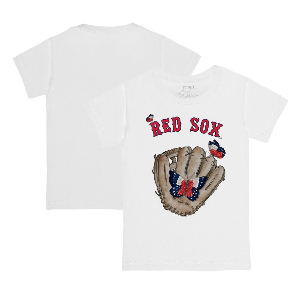 Boston Red Sox Tiny Turnip Youth Butterfly Glove T-Shirt Sale