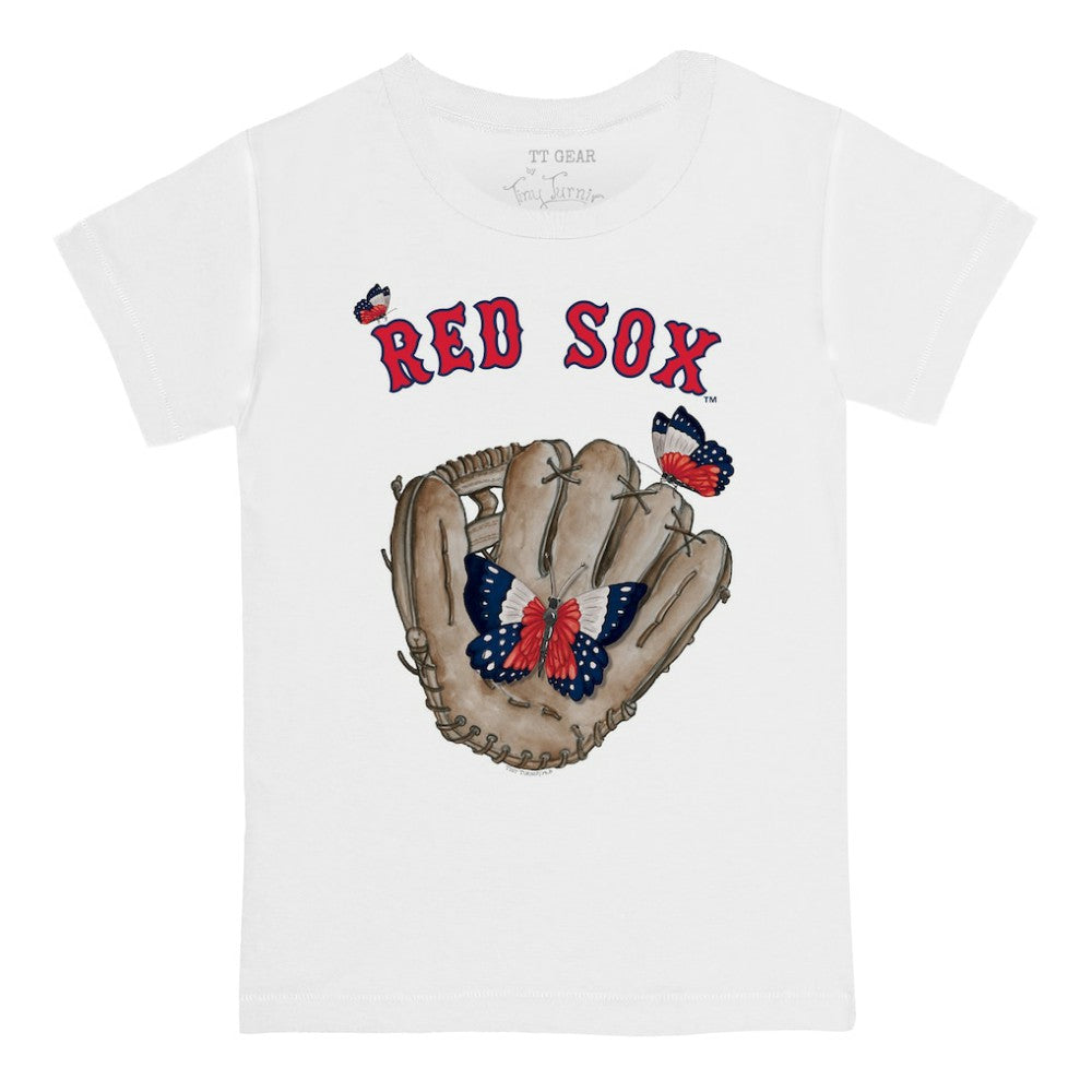 Boston Red Sox Tiny Turnip Youth Butterfly Glove T-Shirt Sale
