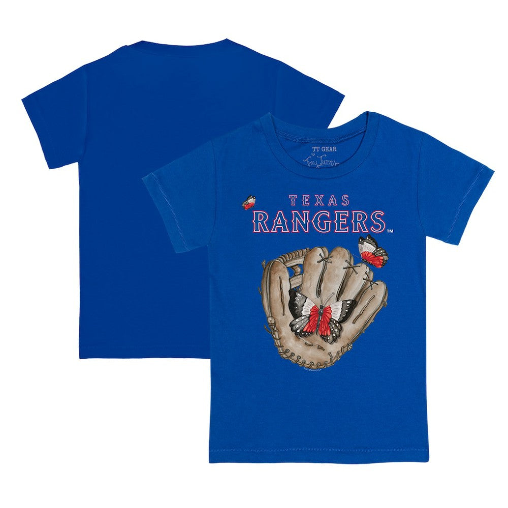 Texas Rangers Tiny Turnip Youth Butterfly Glove T-Shirt Sale