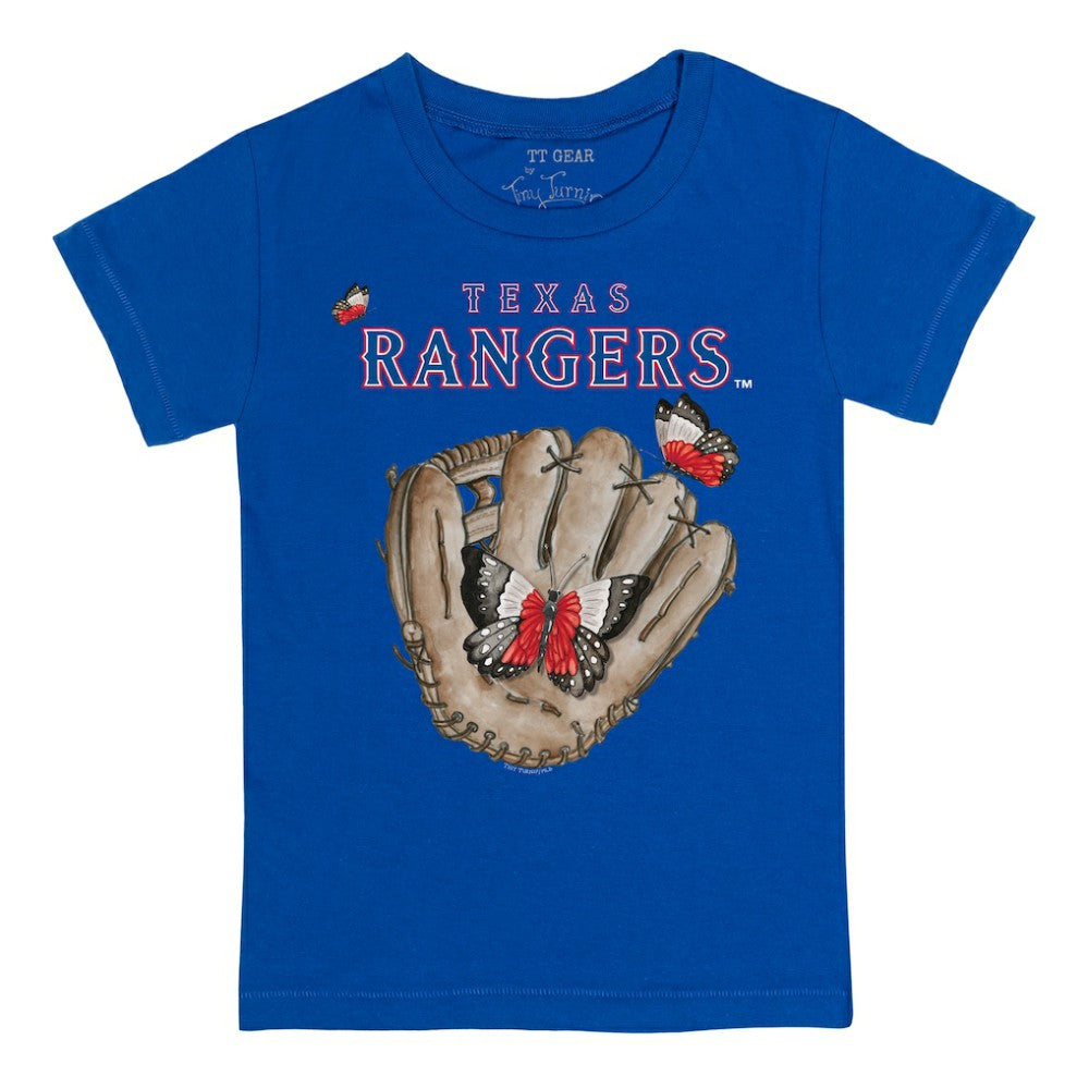 Texas Rangers Tiny Turnip Youth Butterfly Glove T-Shirt Sale