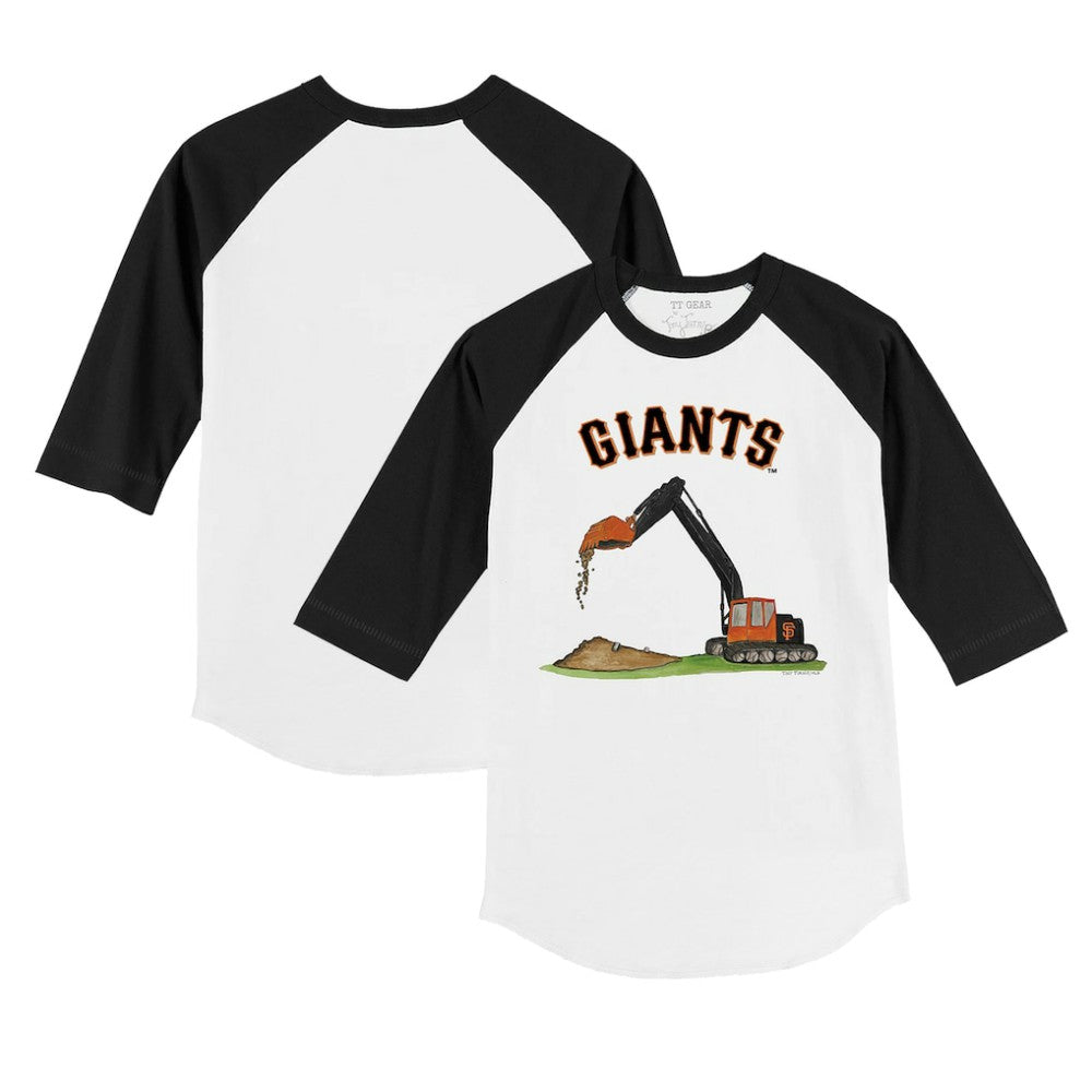 San Francisco Giants Tiny Turnip Youth Excavator 3/4-Sleeve Raglan T-Shirt discount