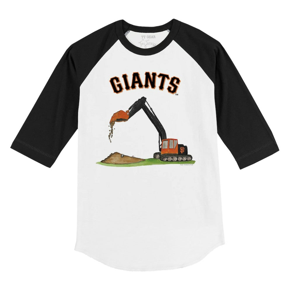 San Francisco Giants Tiny Turnip Youth Excavator 3/4-Sleeve Raglan T-Shirt discount