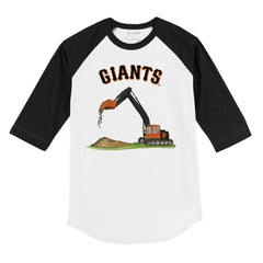 San Francisco Giants Tiny Turnip Youth Excavator 3/4-Sleeve Raglan T-Shirt discount