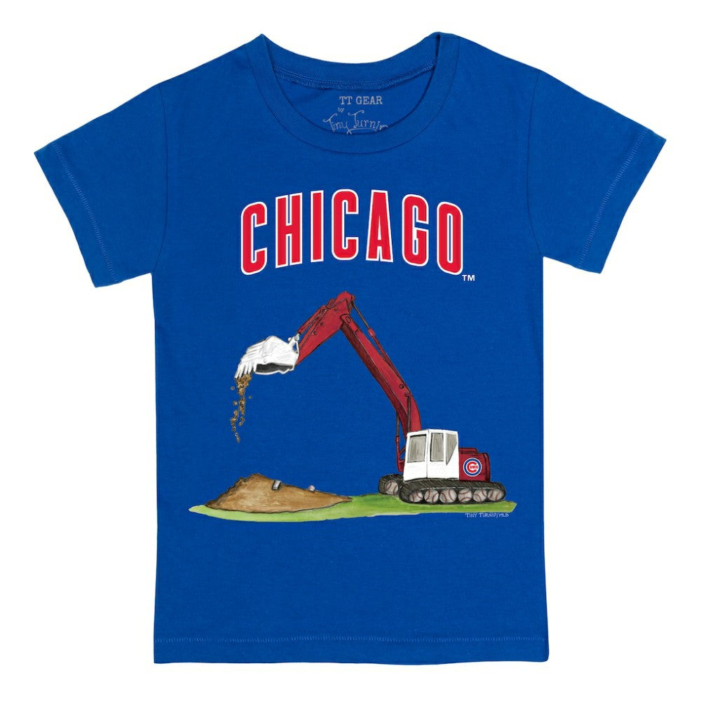 Chicago Cubs Tiny Turnip Youth Excavator T-Shirt Online