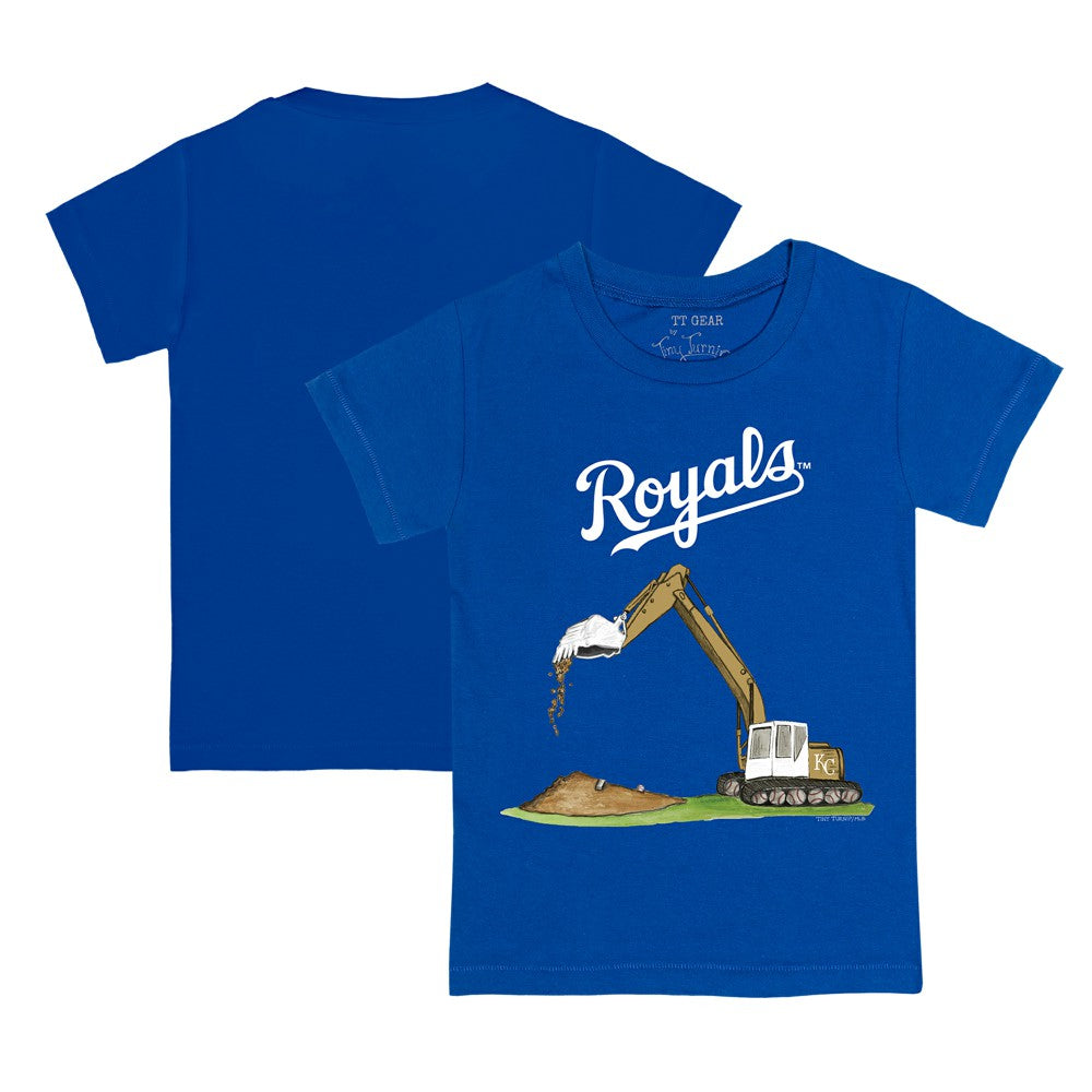 Kansas City Royals Tiny Turnip Youth Excavator T-Shirt for sale