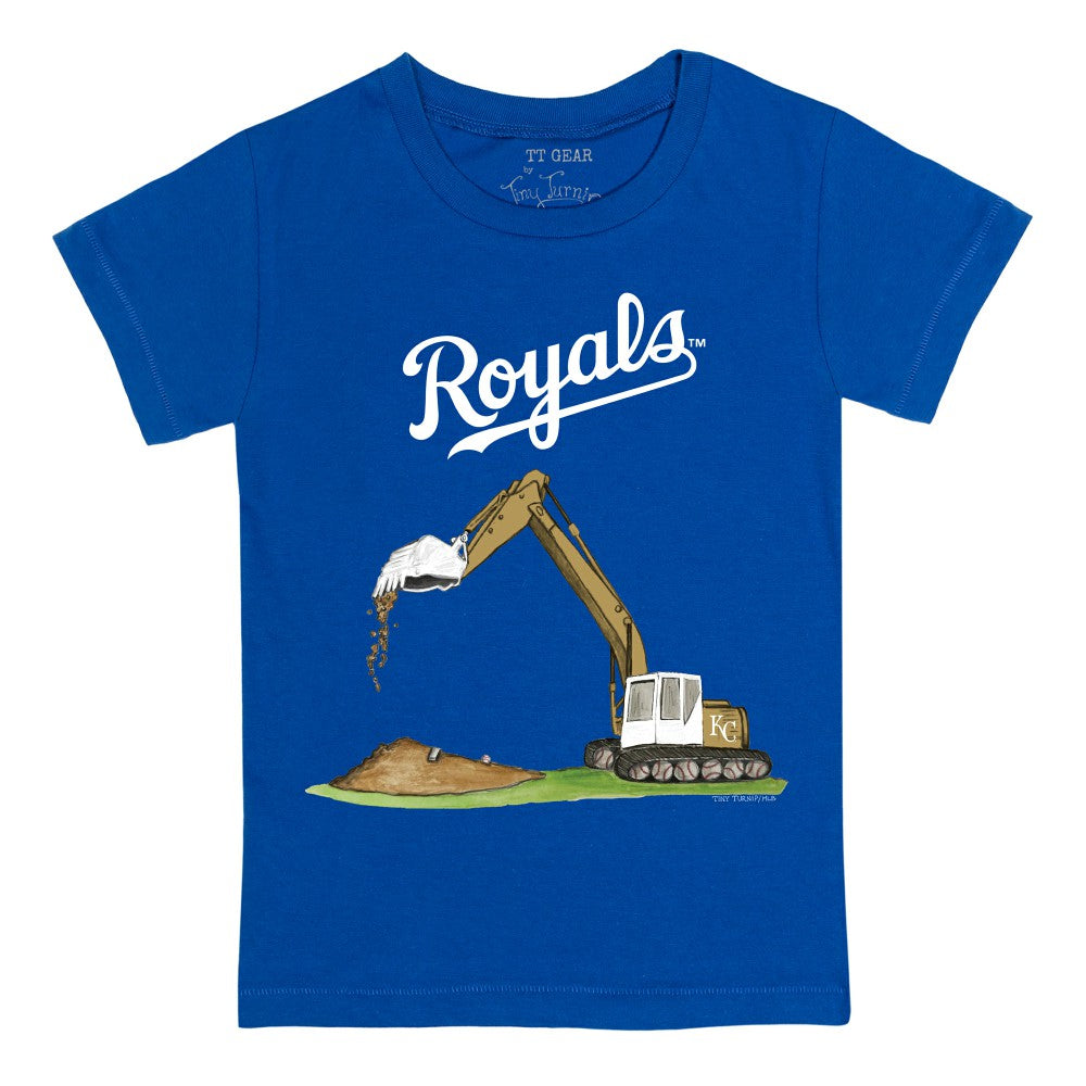 Kansas City Royals Tiny Turnip Youth Excavator T-Shirt for sale