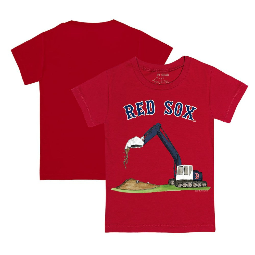 Boston Red Sox Tiny Turnip Youth Excavator T-Shirt On Sale