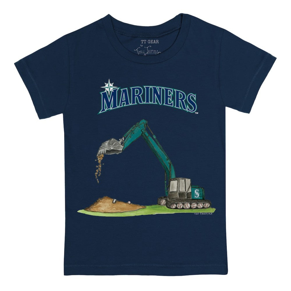 Seattle Mariners Tiny Turnip Youth Excavator T-Shirt Clearance