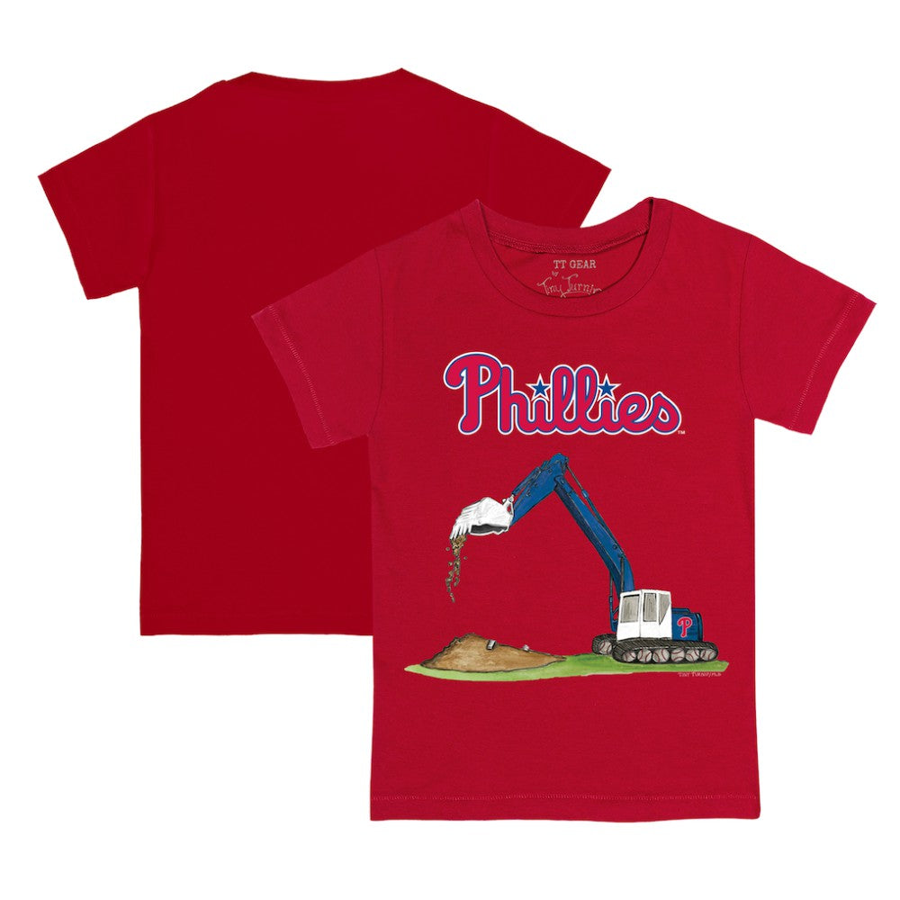 Philadelphia Phillies Tiny Turnip Youth Excavator T-Shirt for sale