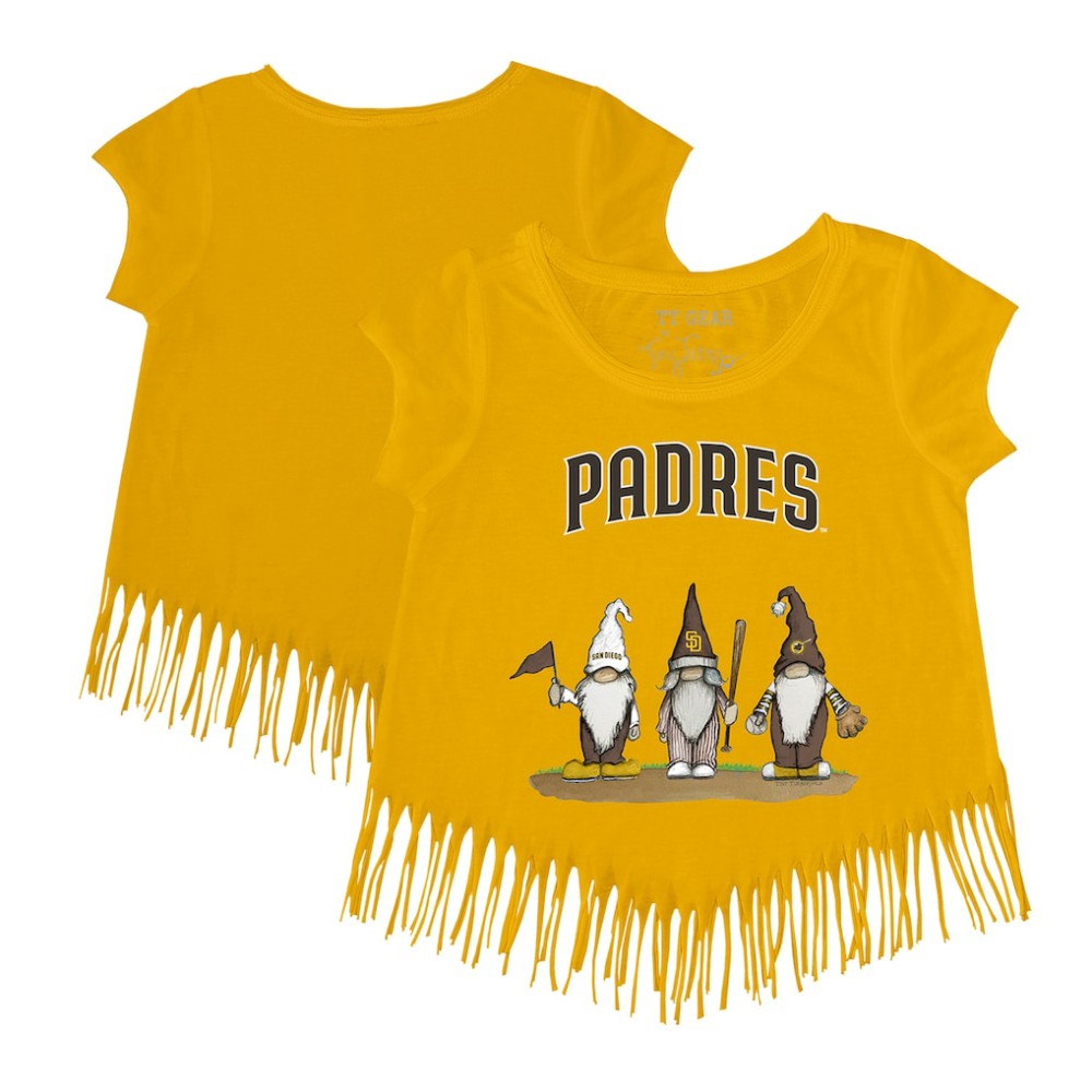 San Diego Padres Tiny Turnip Girls Youth Gnomes Fringe T-Shirt discount