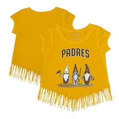 San Diego Padres Tiny Turnip Girls Youth Gnomes Fringe T-Shirt discount