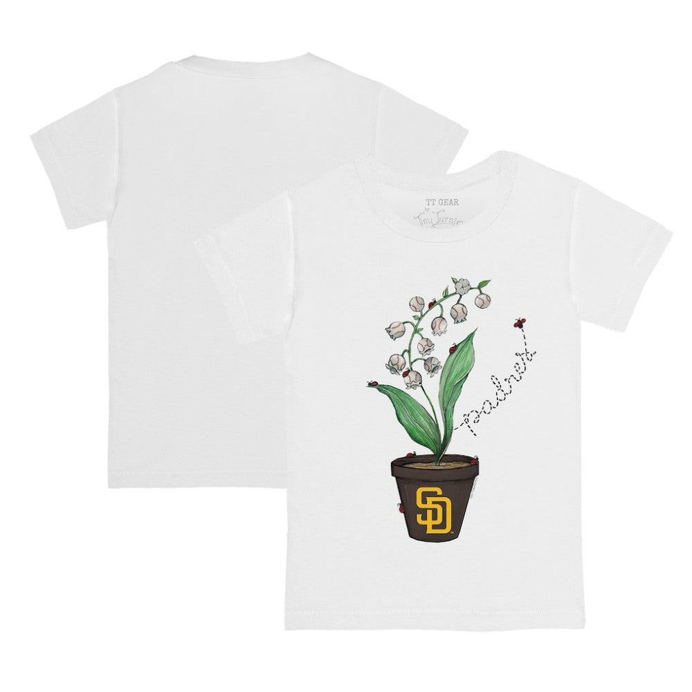San Diego Padres Tiny Turnip Youth Lilies & Ladybugs T-Shirt Clearance