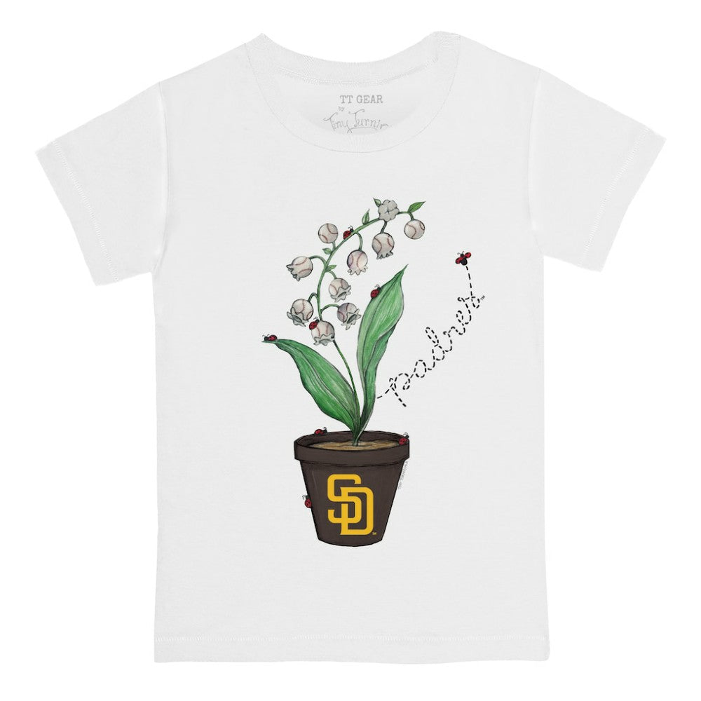 San Diego Padres Tiny Turnip Youth Lilies & Ladybugs T-Shirt Clearance