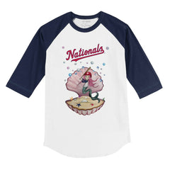 Washington Nationals Tiny Turnip Youth Mermaid 3/4-Sleeve Raglan T-Shirt Online
