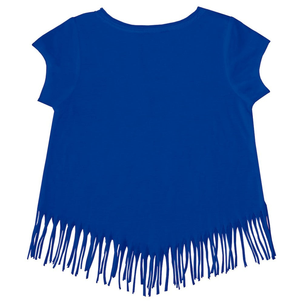 Los Angeles Dodgers Tiny Turnip Girls Youth Mermaid Fringe T-Shirt Clearance