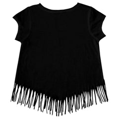 Pittsburgh Pirates Tiny Turnip Girls Youth Mermaid Fringe T-Shirt discount