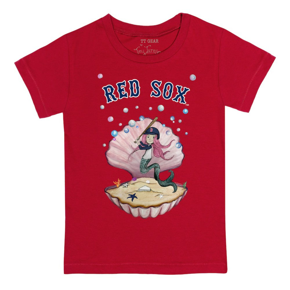 Boston Red Sox Tiny Turnip Youth Mermaid T-Shirt Clearance