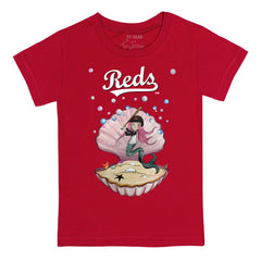 Cincinnati Reds Tiny Turnip Youth Mermaid T-Shirt discount