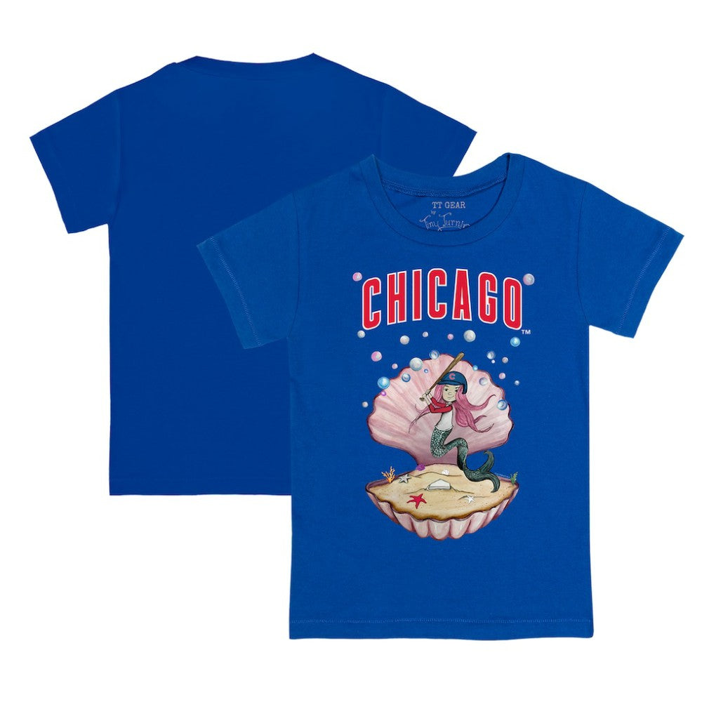 Chicago Cubs Tiny Turnip Youth Mermaid T-Shirt discount