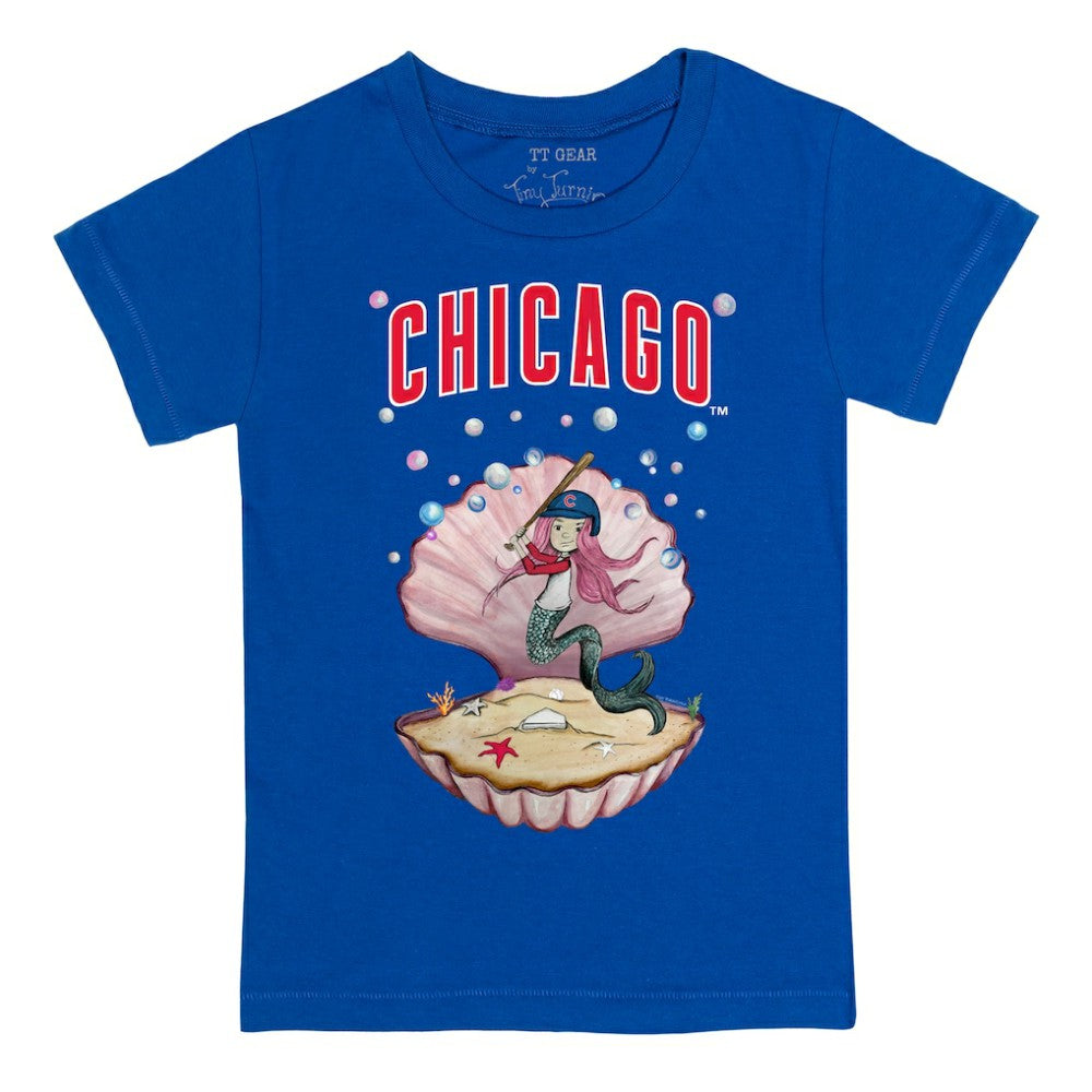 Chicago Cubs Tiny Turnip Youth Mermaid T-Shirt discount