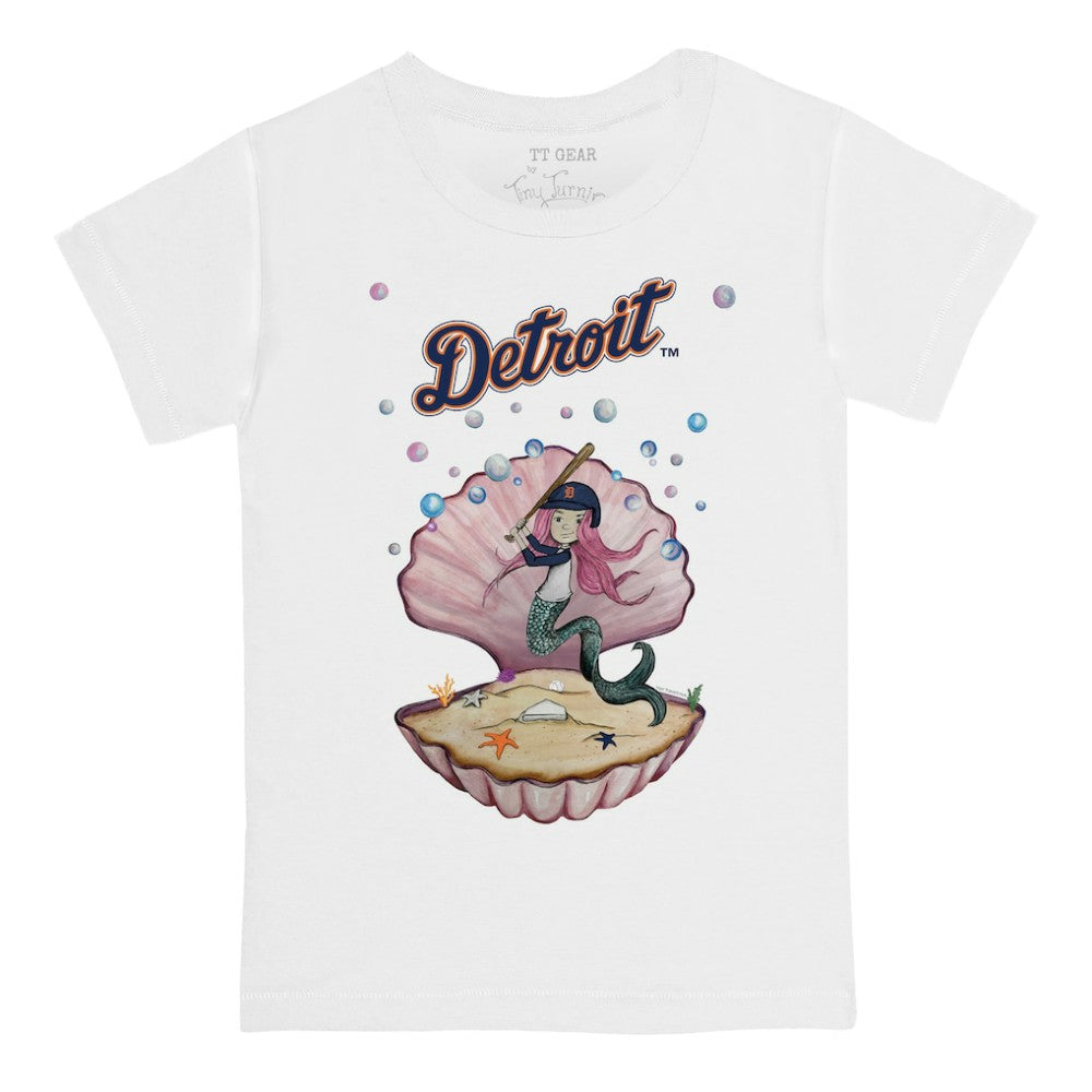 Detroit Tigers Tiny Turnip Youth Mermaid T-Shirt discount