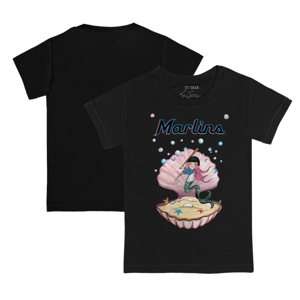 Miami Marlins Tiny Turnip Youth Mermaid T-Shirt Lifestyle
