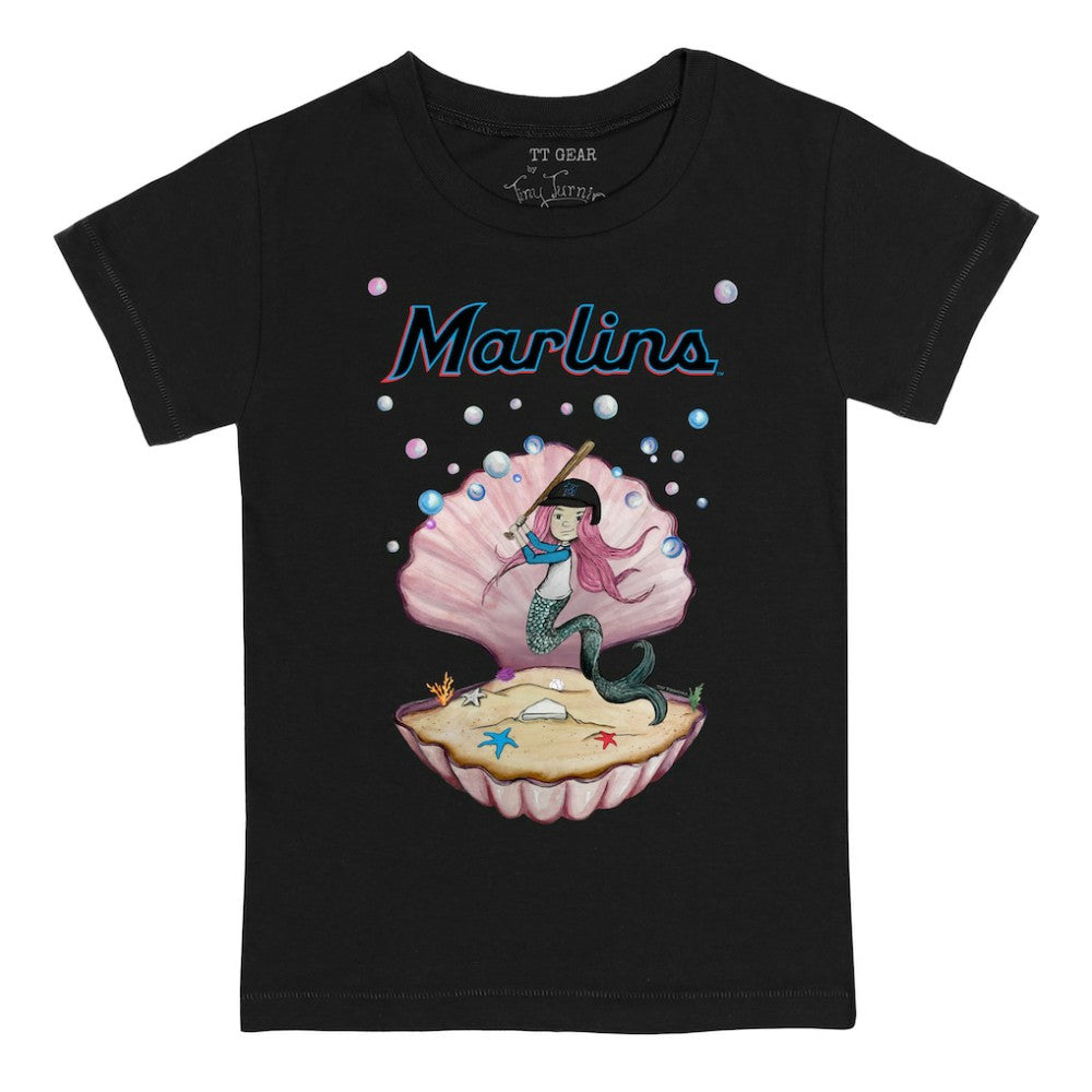 Miami Marlins Tiny Turnip Youth Mermaid T-Shirt Lifestyle