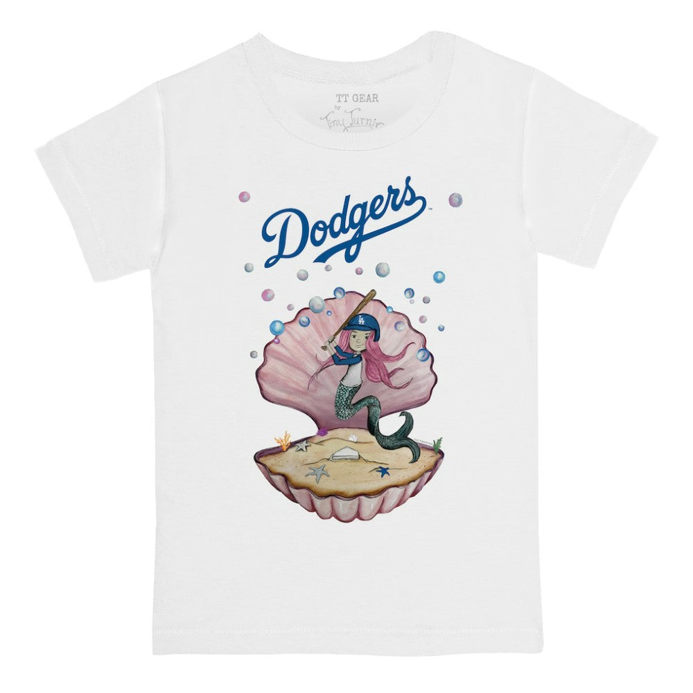 Los Angeles Dodgers Tiny Turnip Youth Mermaid T-Shirt Clearance