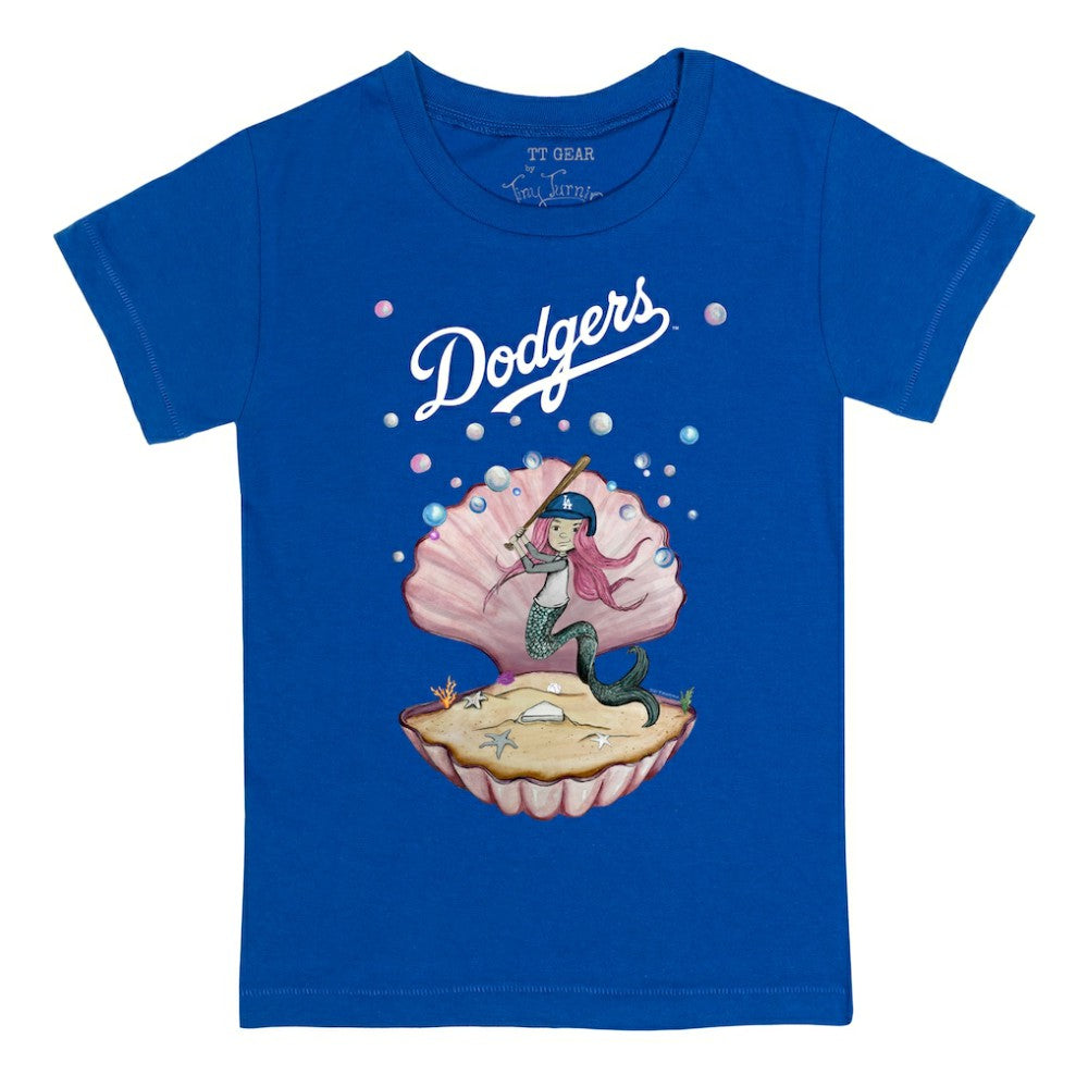 Los Angeles Dodgers Tiny Turnip Youth Mermaid T-Shirt for sale