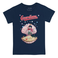Cleveland Guardians Tiny Turnip Youth Mermaid T-Shirt Lifestyle