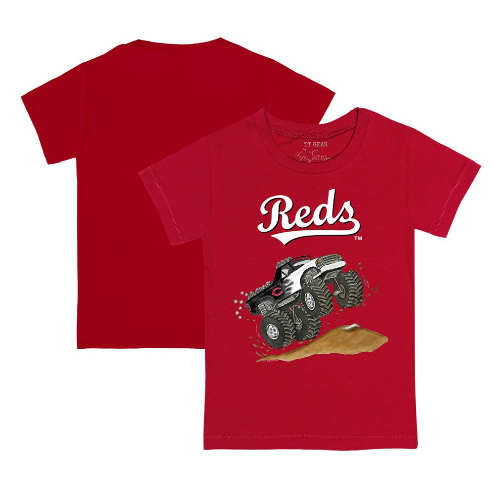Cincinnati Reds Tiny Turnip Youth Monster Truck T-Shirt Sale