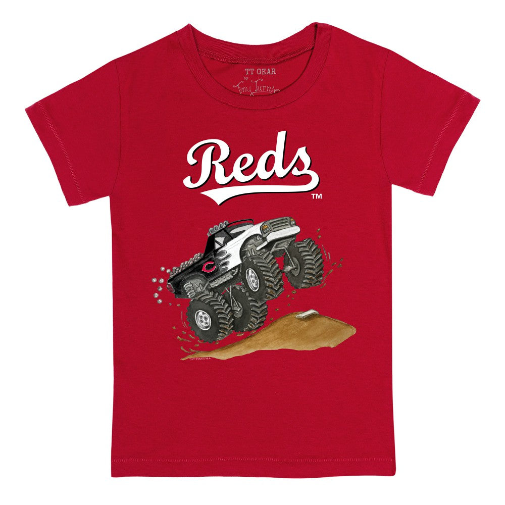 Cincinnati Reds Tiny Turnip Youth Monster Truck T-Shirt Sale