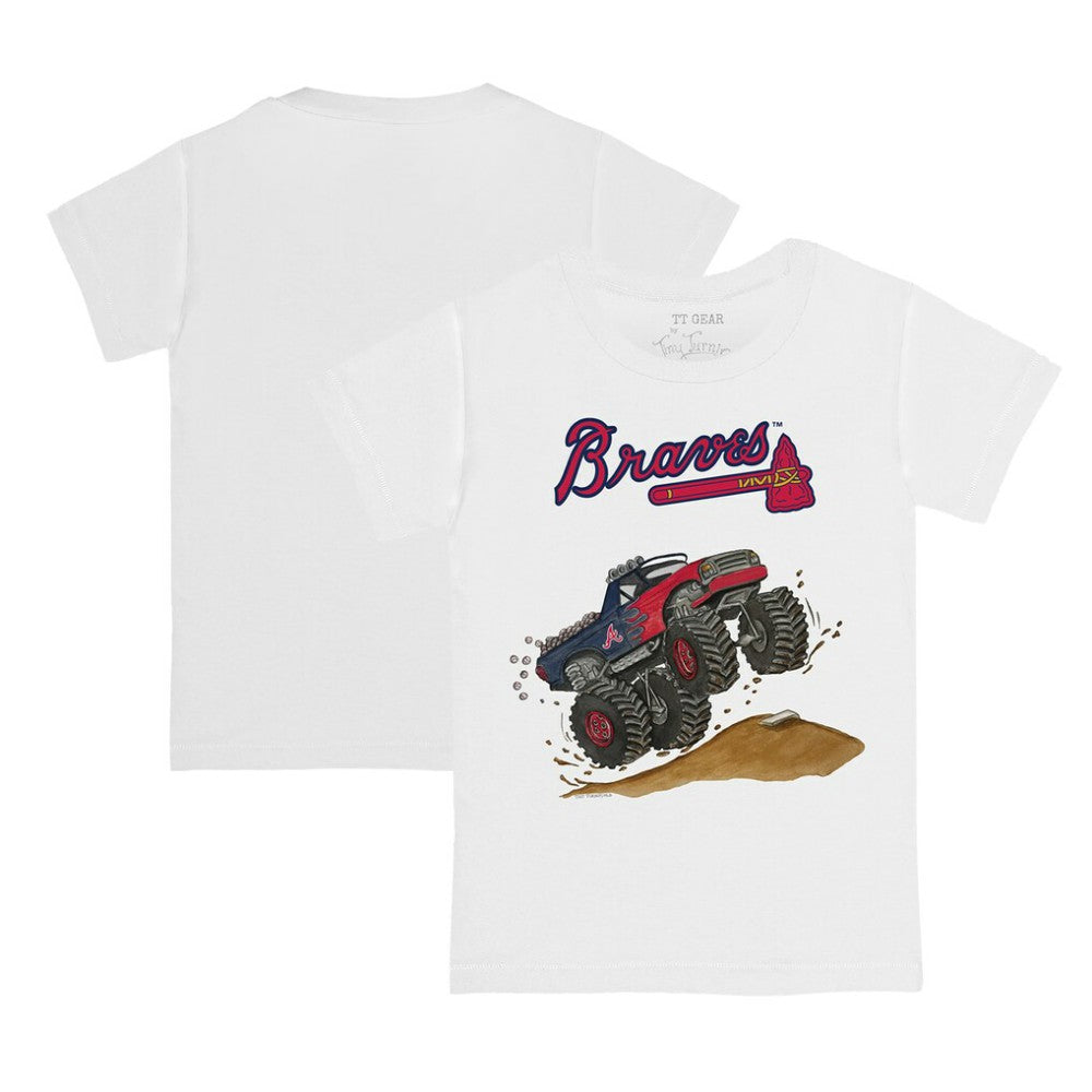 Atlanta Braves Tiny Turnip Youth Monster Truck T-Shirt On Sale