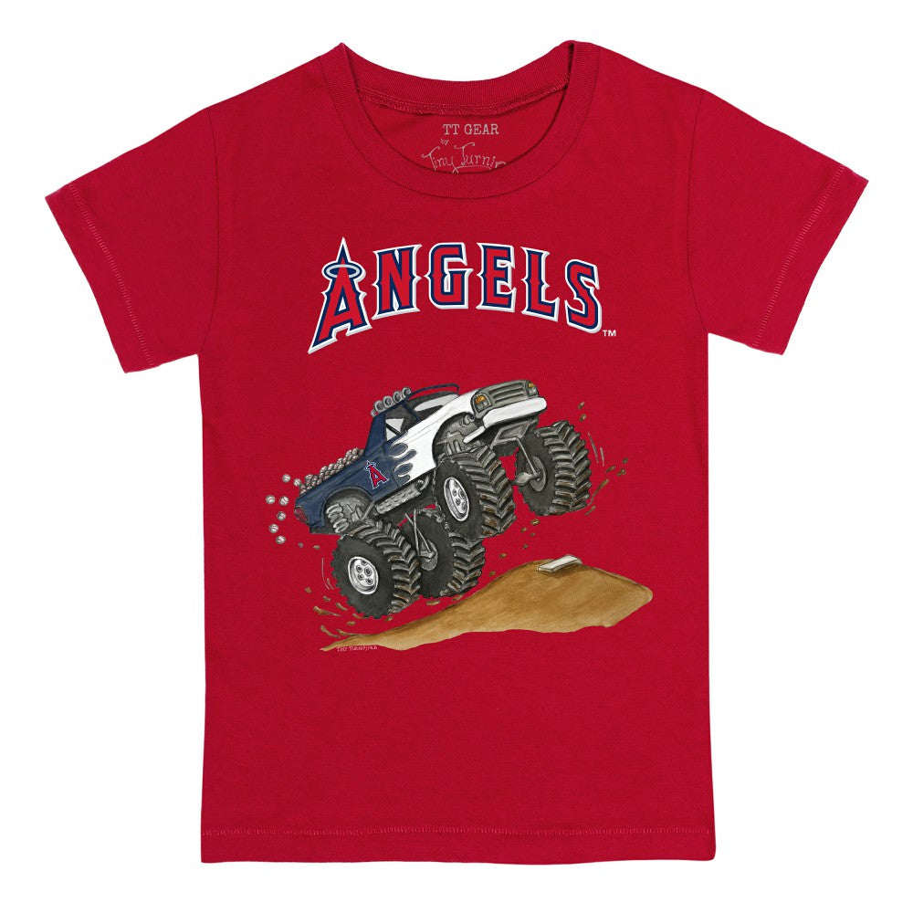 Los Angeles Angels Tiny Turnip Youth Monster Truck T-Shirt Lifestyle