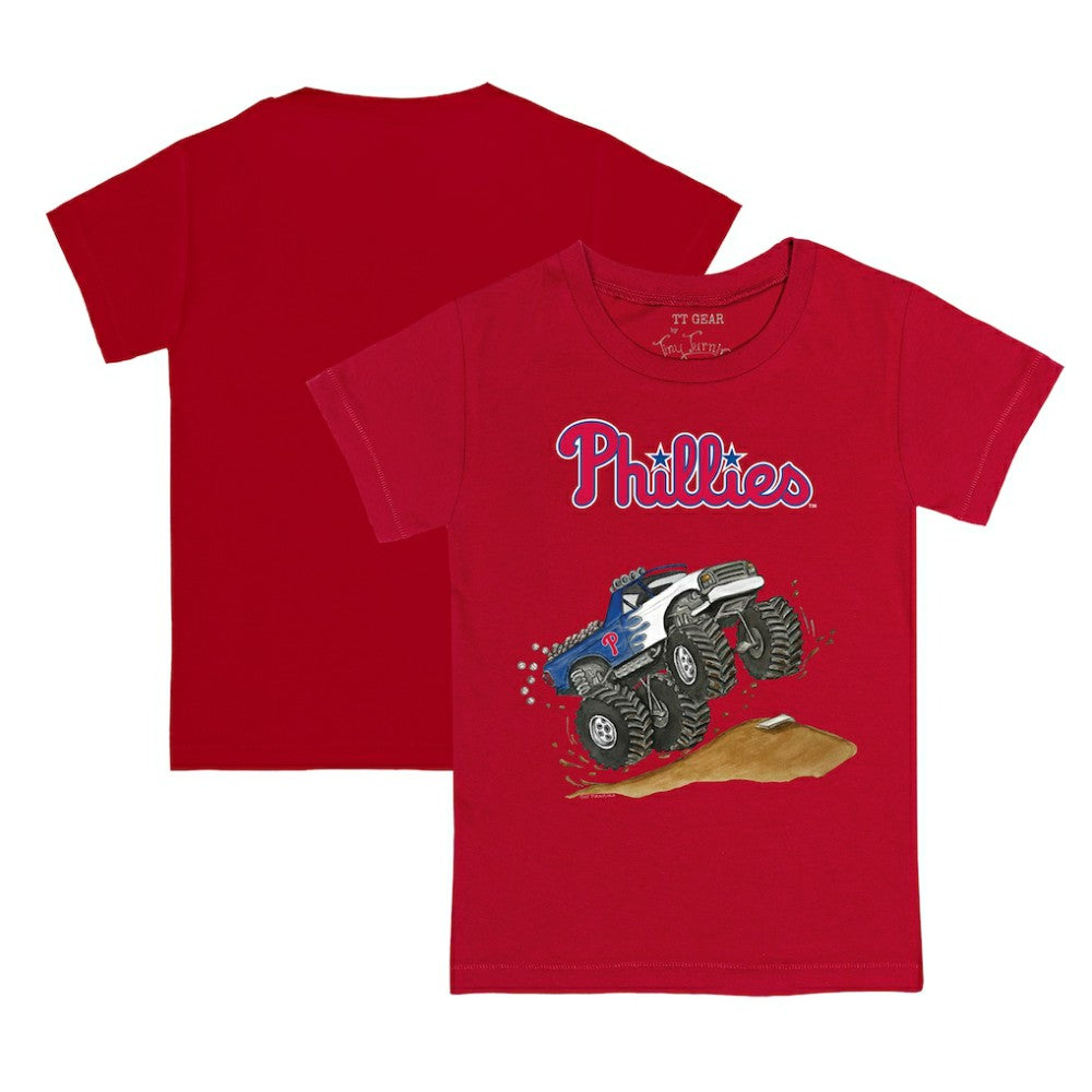Philadelphia Phillies Tiny Turnip Youth Monster Truck T-Shirt discount