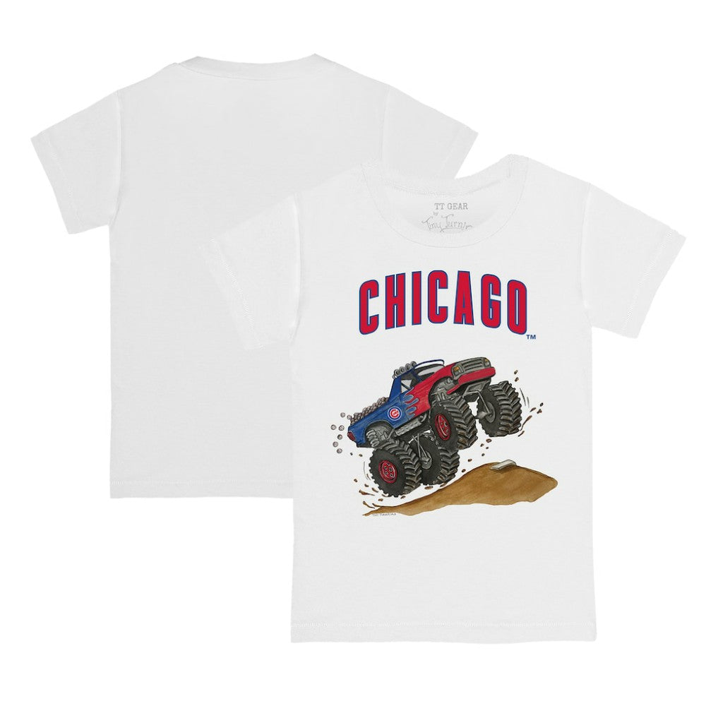 Chicago Cubs Tiny Turnip Youth Monster Truck T-Shirt Near Me