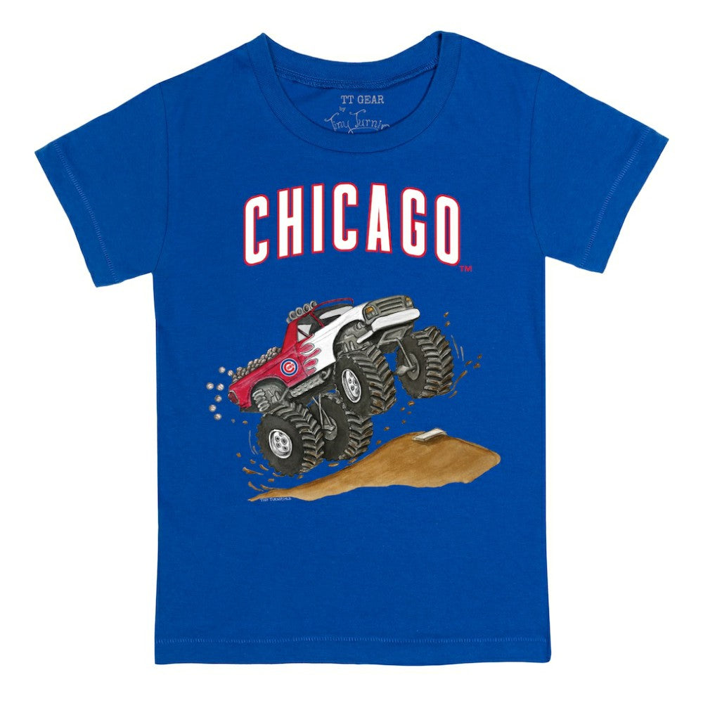 Chicago Cubs Tiny Turnip Youth Monster Truck T-Shirt On Sale