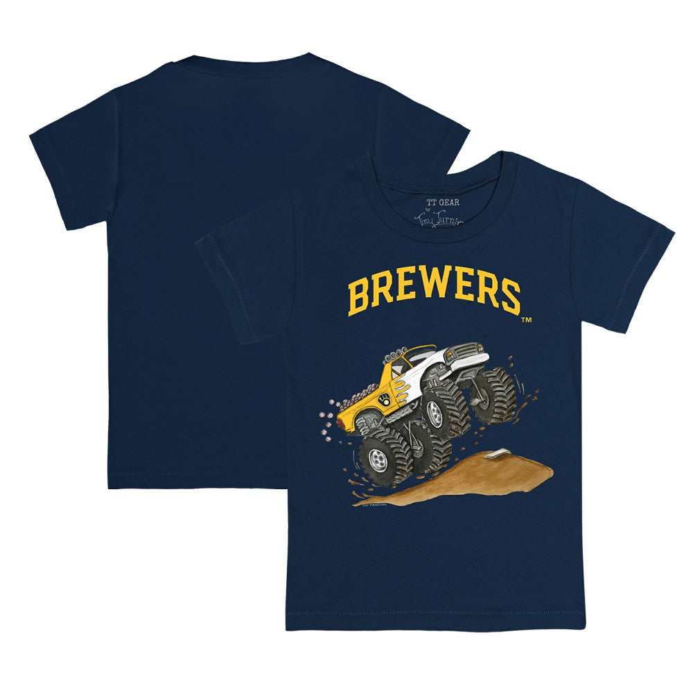 Milwaukee Brewers Tiny Turnip Youth Monster Truck T-Shirt On Sale