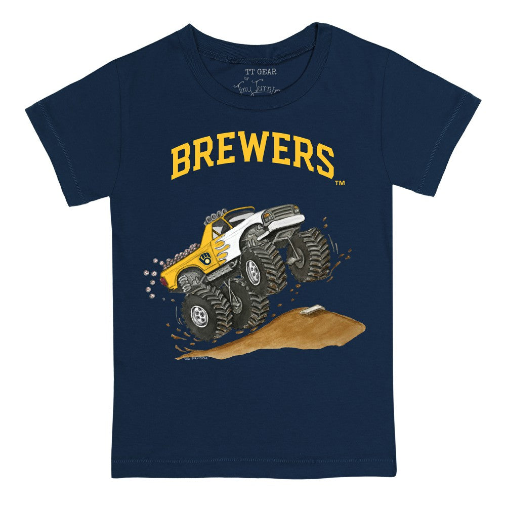 Milwaukee Brewers Tiny Turnip Youth Monster Truck T-Shirt On Sale
