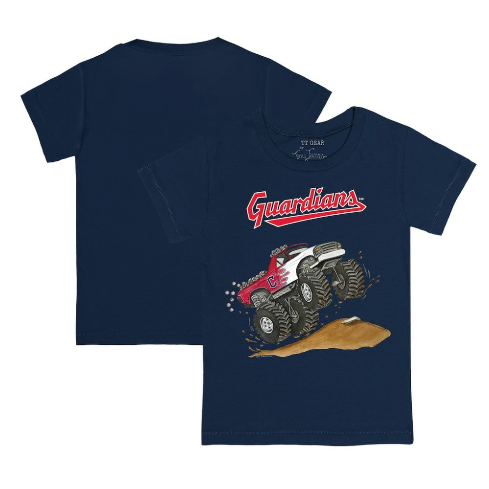 Cleveland Guardians Tiny Turnip Youth Monster Truck T-Shirt Sale