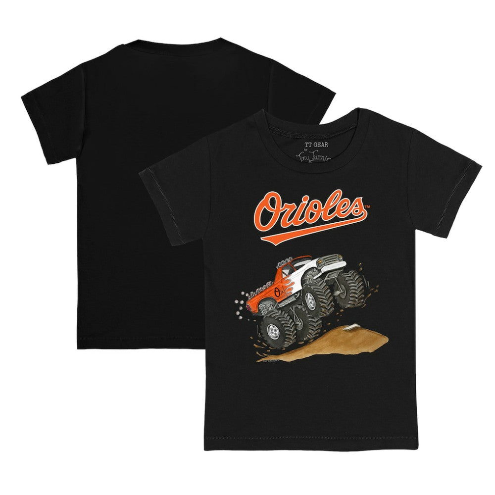Baltimore Orioles Tiny Turnip Youth Monster Truck T-Shirt Lifestyle