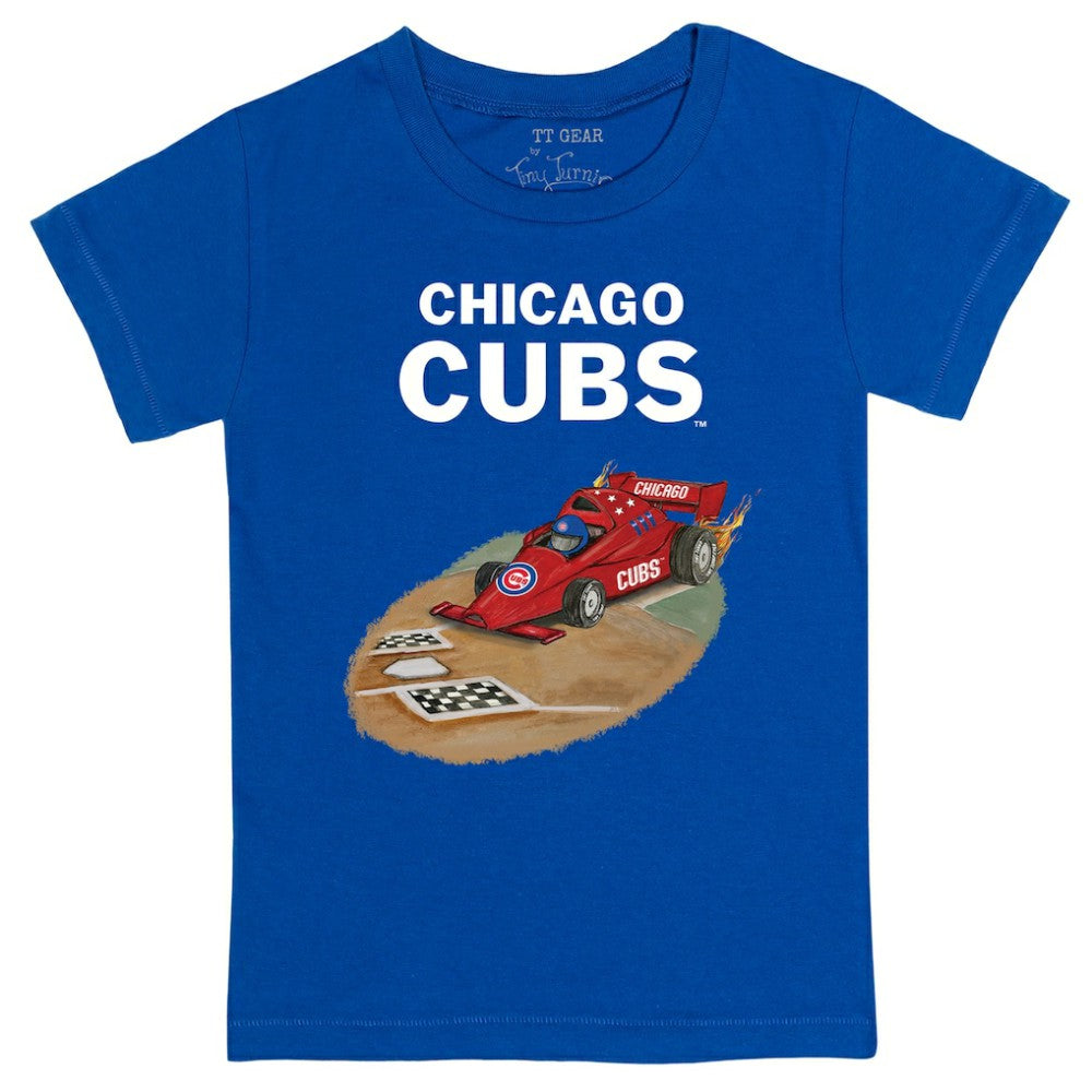 Chicago Cubs Tiny Turnip Youth Race Car T-Shirt Near Me