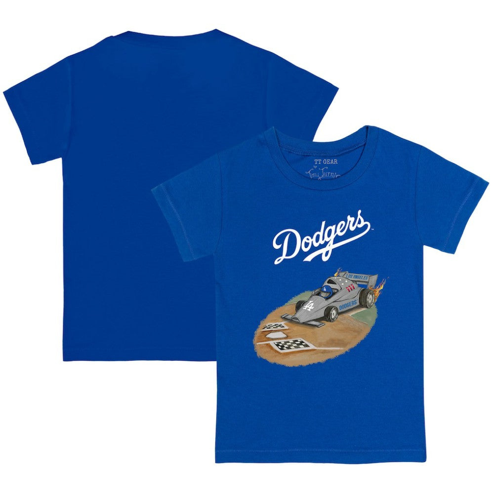 Los Angeles Dodgers Tiny Turnip Youth Race Car T-Shirt for sale