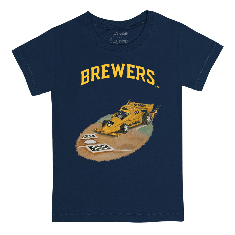 Milwaukee Brewers Tiny Turnip Youth Race Car T-Shirt Near Me